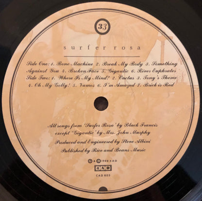 Surfer Rosa (180 GRAM VINYL) | Mint (M) Mint (M) - ALT/INDIE/ROCK *SEALED*