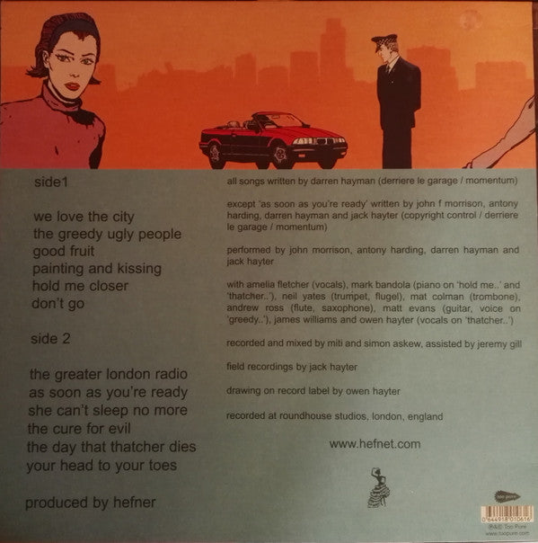 Hefner (2) - We Love The City | Mint (M) Mint (M) - ALT/INDIE *NEW*