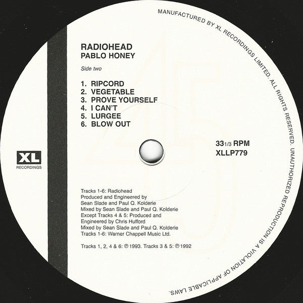 Pablo Honey | Mint (M) Mint (M) - ALT/INDIE *SEALED*