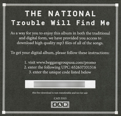 Trouble Will Find Me | Mint (M) Mint (M) - ALT/INDIE *SEALED*