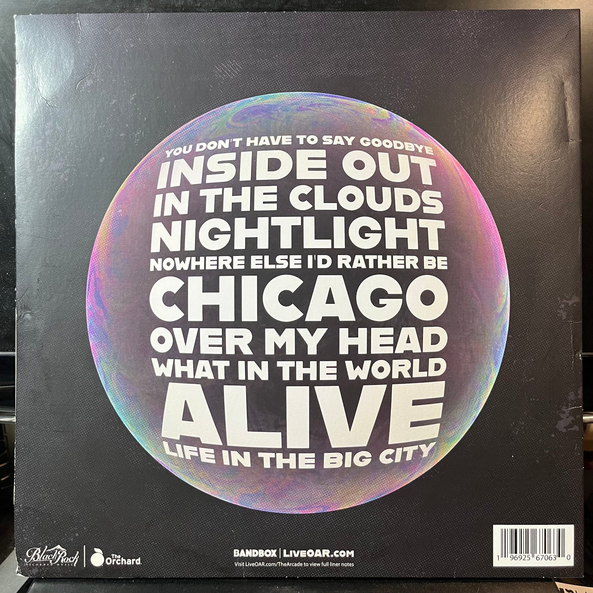 O.A.R. - The Arcade (PURPLE SWIRL VINYL LP) | USED Near Mint (NM or M-) Excellent+ (EX+) ALT/INDIE