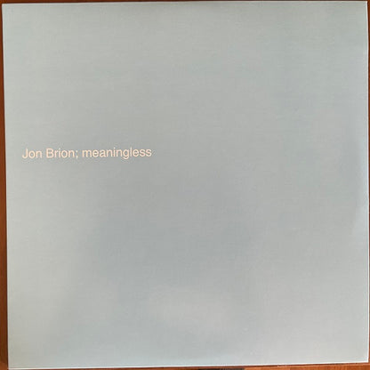 Jon Brion - Meaningless | Mint (M) Mint (M) - ALT/INDIE