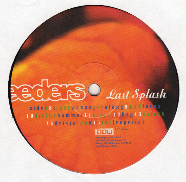 Last Splash | Mint (M) Mint (M) - ALT/INDIE *NEW*