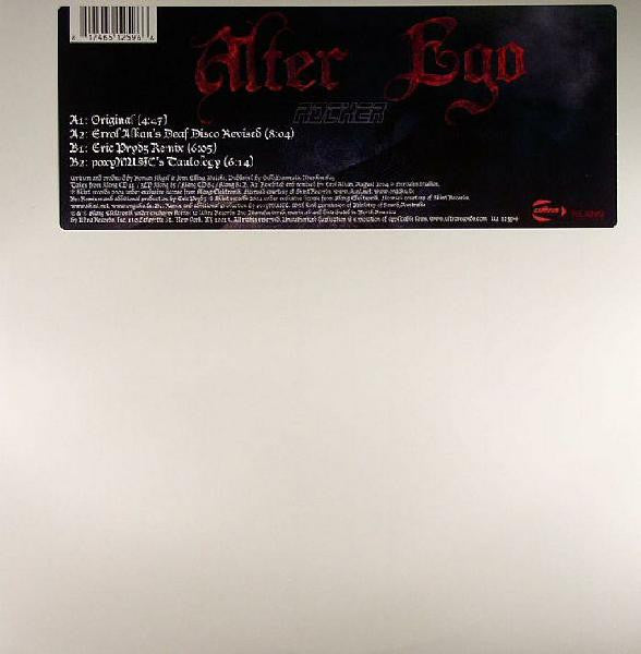 Alter Ego Rocker Ultra Records 12" Near Mint (NM or M-) Near Mint (NM or M-)