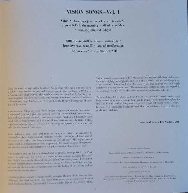 Vision Songs - Vol. I | Mint (M) Mint (M)