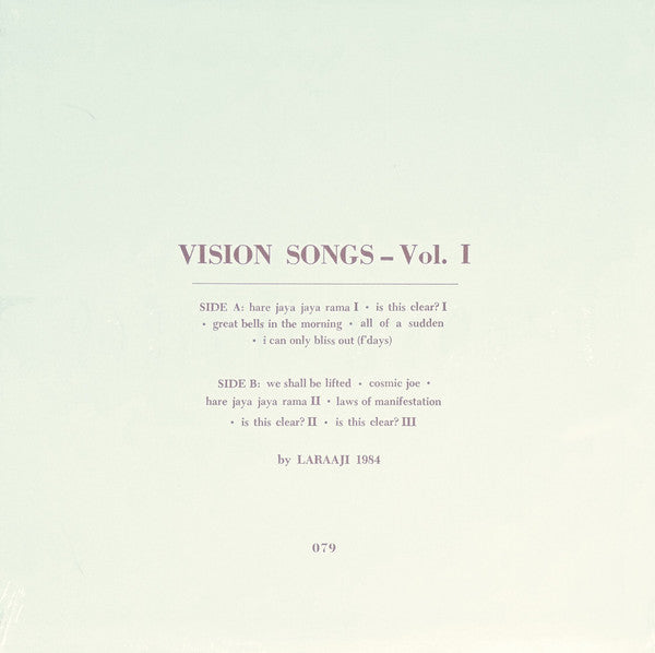 Vision Songs - Vol. I | Mint (M) Mint (M)