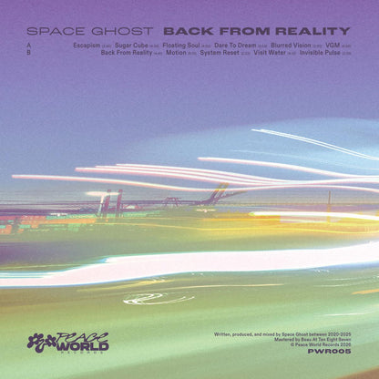 Space Ghost - (PRESALE 11/2/26) Back From Reality (VINYL LP Peace World) | NEW - AMBIENT/HOUSE *NEW*