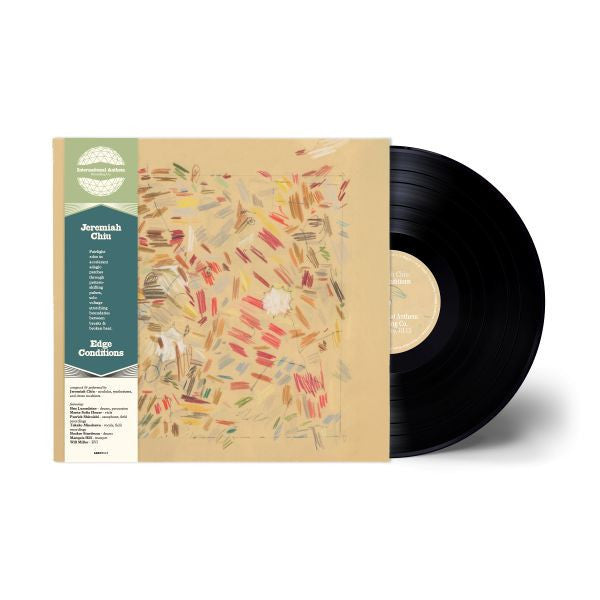 Jeremiah Chiu - (PRESALE 10/9/26) Edge Conditions (MARBLE CREAM VINYL LP) | NEW - AMBIENT *NEW/COLOR*