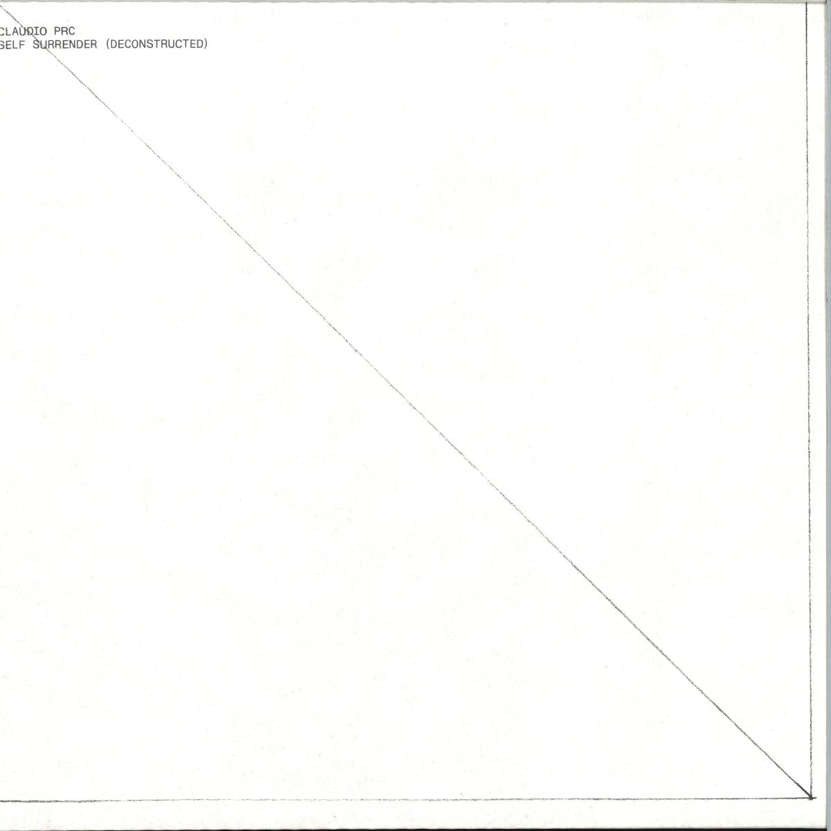 Claudio PRC - Self Surrender Deconstructed (VINYL 12" Delsin) | NEW - AMBIENT *NEW*