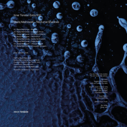 Blazej Malinowski - (PRESALE 10/16/26) Nocturnal Shadows (VINYL 2xLP Inner Tension) | NEW - AMBIENT *NEW*