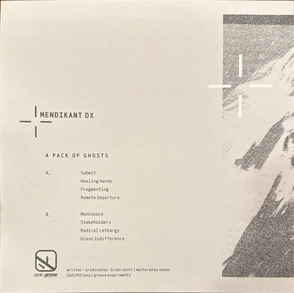 Mendikant DX - A Pack of Ghosts (VINYL LP) | - AMBIENT *NEW*