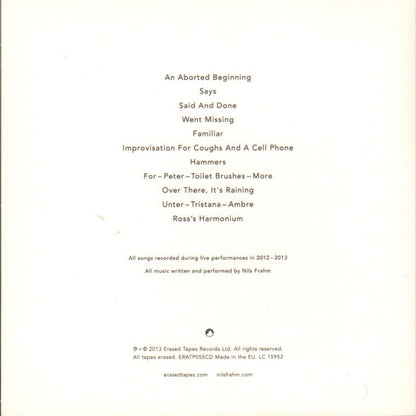 Spaces (CD) | Mint (M) Mint (M) - AMBIENT *NEW*