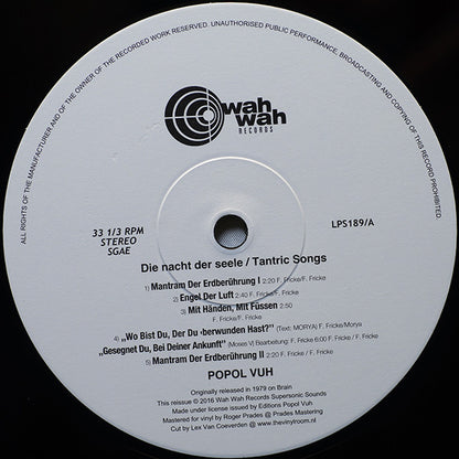 Die Nacht Der Seele - Tantric Songs | Mint (M) Mint (M)