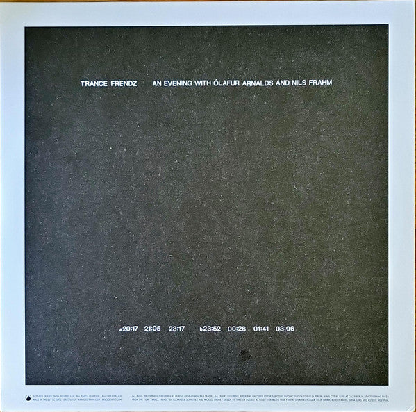 Ólafur Arnalds - Trance Frendz - An Evening With Ólafur Arnalds And Nils Frahm | Mint (M) Mint (M) - AMBIENT *SEALED*
