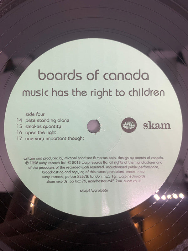 Boards Of Canada Music Has The Right To Children (2LP) 2xLP Mint (M) Mint (M)