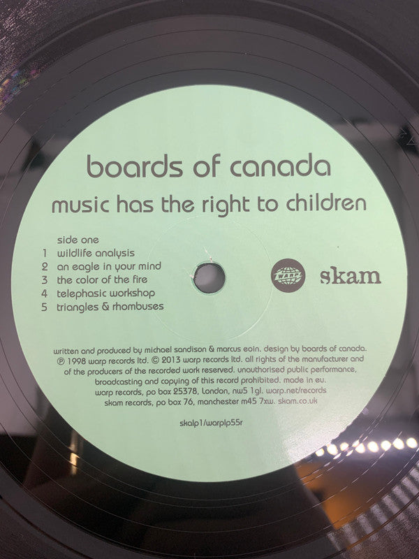 Boards Of Canada Music Has The Right To Children (2LP) 2xLP Mint (M) Mint (M)