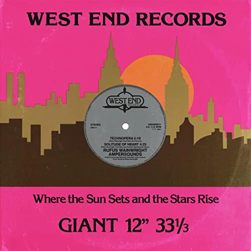 Ampersounds, Rufus Wainwright, Fred Falke, & Zen F - Technopera / Solitude of Heart / Do It To The Music (VINYL 12" EP) | NEW - ELECTRONIC *NEW*