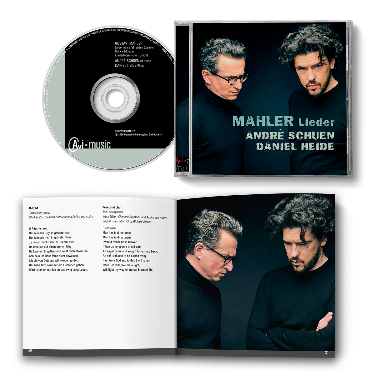 Andrè Schuen/Daniel Heide - Mahler: Lieder [CD] |