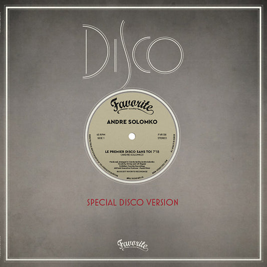 Le Premier Disco Sans Toi |