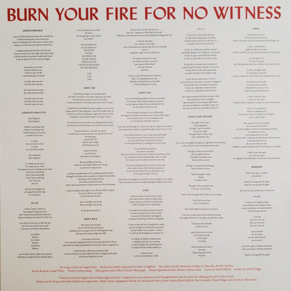 Burn Your Fire For No Witness | Mint (M) Mint (M)