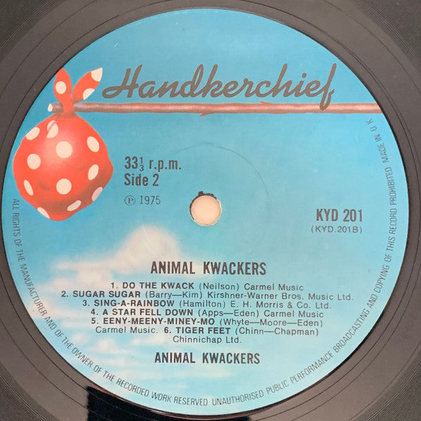 Animal Kwackers | Near Mint (NM) Near Mint (NM) - ROCK / USED *NEAR MINT*
