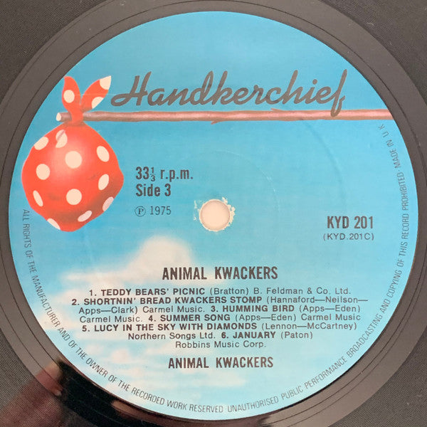 Animal Kwackers | Near Mint (NM) Near Mint (NM) - ROCK / USED *NEAR MINT*