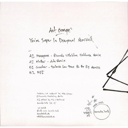 You're Super In Diagonal Remixed | Mint (M) Mint (M) - MINIMAL *VILLALOBOS*