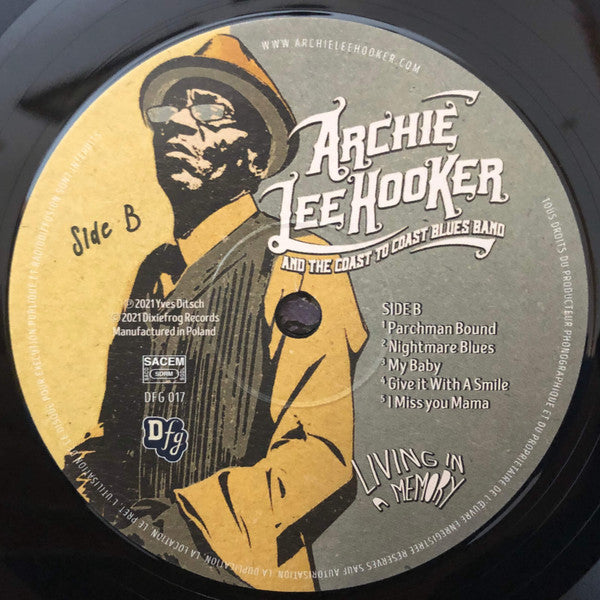 Archie Lee Hooker & The Coast to Coast Blues Band Living In A Memory DixieFrog LP, Album Mint (M) Mint (M)