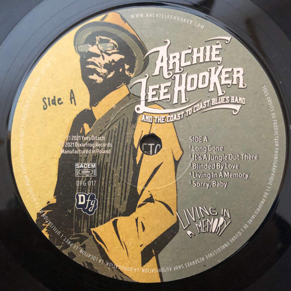 Archie Lee Hooker & The Coast to Coast Blues Band Living In A Memory DixieFrog LP, Album Mint (M) Mint (M)