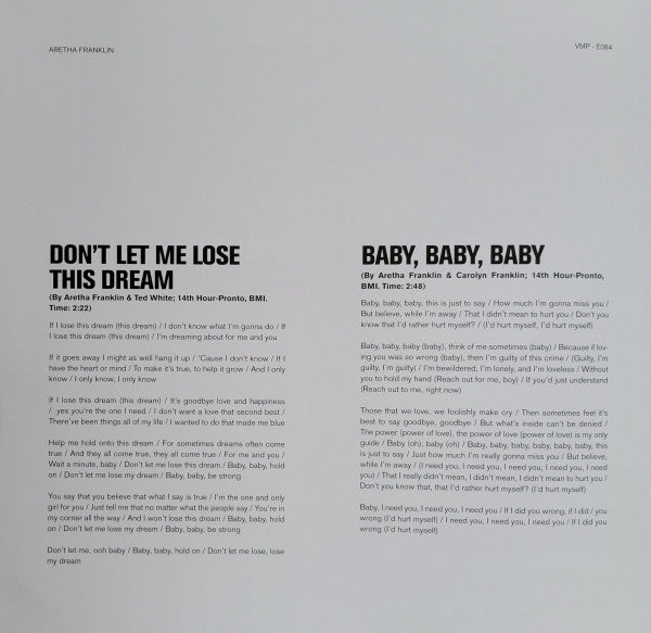 I Never Loved A Man The Way I Love You | Mint (M) Mint (M) - FUNK *VMP*