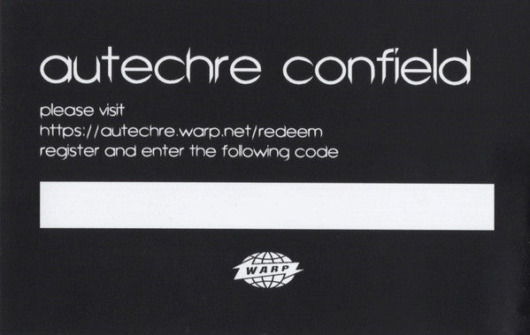 Autechre Confield Warp Records 2xLP, Album, RE Mint (M) Mint (M)