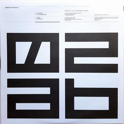 Autechre - NTS Session 2 | Mint (M) Mint (M) - EXPERIMENTAL