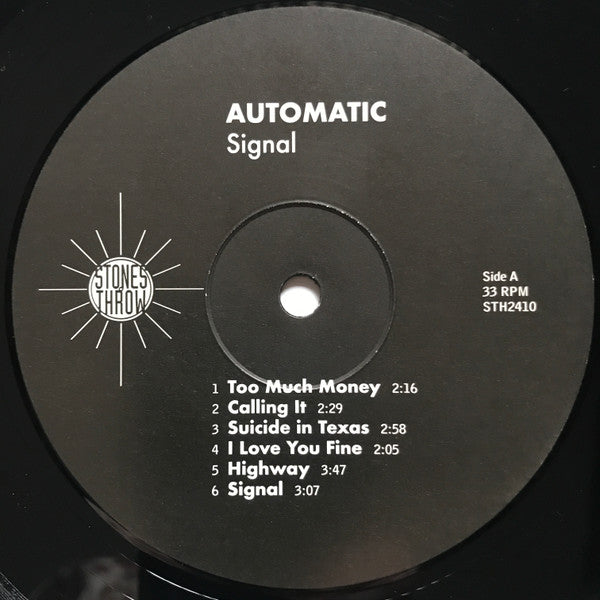 Automatic (20) Signal Stones Throw Records, Stones Throw Records LP, Album Mint (M) Mint (M)