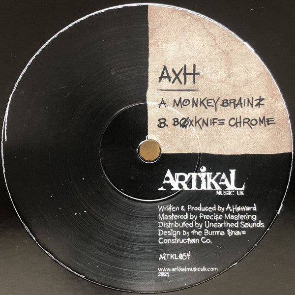 AxH Monkey Brainz / Boxknife Chrome Artikal Music UK 12" Mint (M) Generic