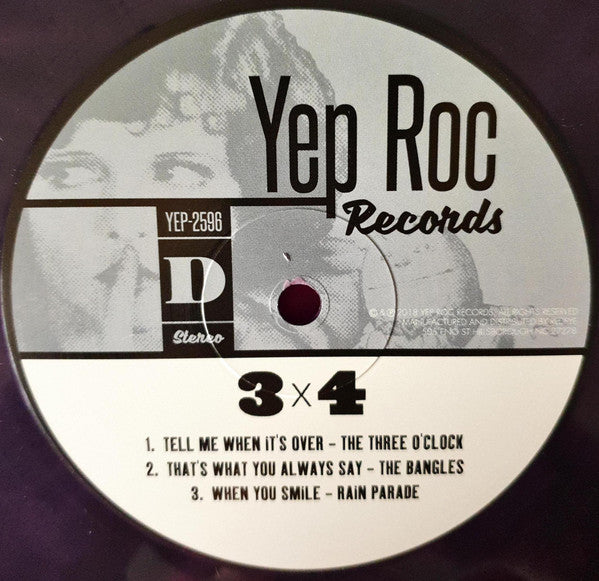 Bangles • The Three O'Clock • The Dream Syndicate 3×4 Yep Roc Records 2xLP, RSD, Pur Mint (M) Mint (M)