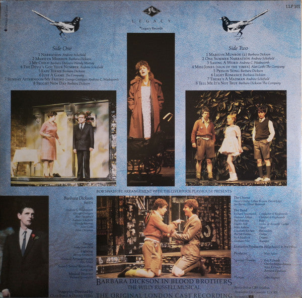 Barbara Dickson Barbara Dickson In Blood Brothers - The Willy Russell Musical - The Original London Cast Recording LP Near Mint (NM or M-) Near Mint (NM or M-)