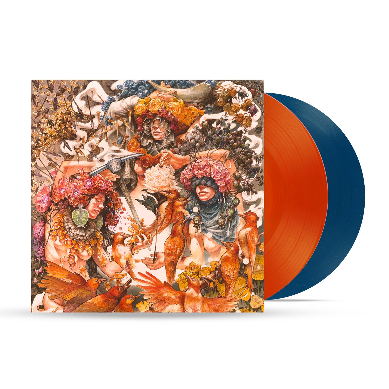 Gold & Grey (TRANSPARENT RED & BLUE VINYL) | Mint (M) Mint (M) - METAL *SEALED*