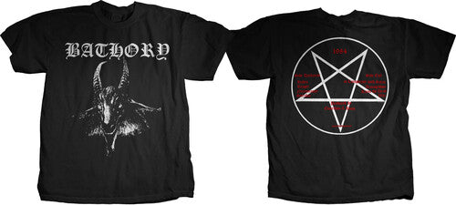 Bathory - Goat Logo - Unisex T-Shirt (Black) |