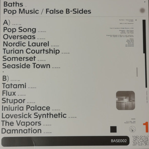 Pop Music / False B-Sides | Mint (M) Mint (M) - EXPERIMENTAL