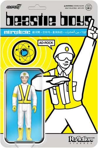 Beastie Boys - Super7 - Beastie Boys - ReAction Figures Wv4 - Ad-Rock (Intergalactic Crossing Guard) (Collectible, Action Figure) |