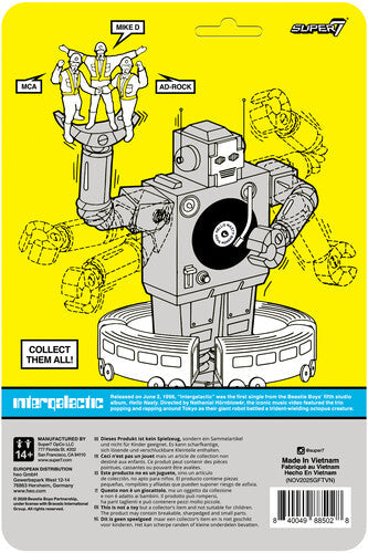 Beastie Boys - Super7 - Beastie Boys - ReAction Figures Wv4 - MCA (Intergalactic Crossing Guard) (Collectible, Action Figure) |