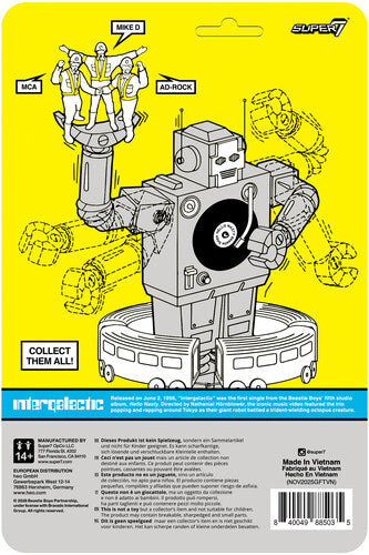 Beastie Boys - Super7 - Beastie Boys - ReAction Figures Wv4 - Mike D (Intergalactic Crossing Guard) (Collectible, Action Figure) |