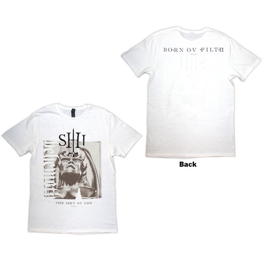 The Shit Ov God Sepia Parchment | White