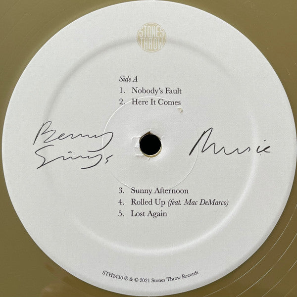 Benny Sings Music Stones Throw Records LP, Album, Ltd, Gol Mint (M) Mint (M)