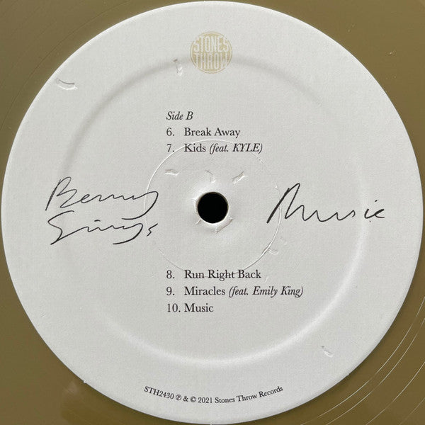 Benny Sings Music Stones Throw Records LP, Album, Ltd, Gol Mint (M) Mint (M)