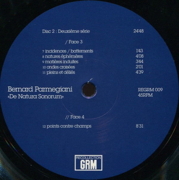 De Natura Sonorum | Mint (M) Mint (M) - EXPERIMENTAL *SEALED*