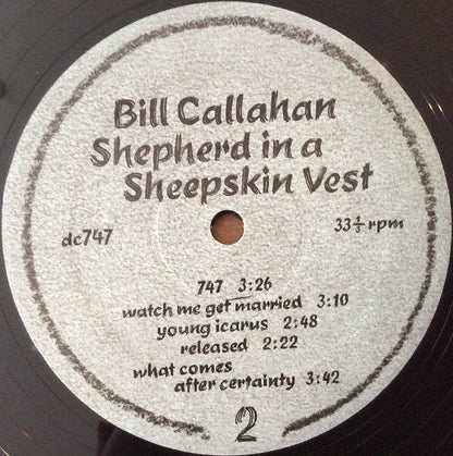 Bill Callahan Shepherd In A Sheepskin Vest Drag City 2xLP, Album Mint (M) Mint (M)