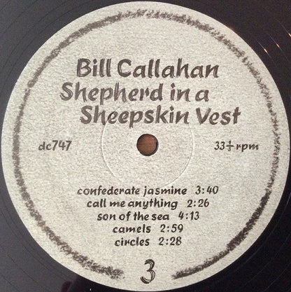Bill Callahan Shepherd In A Sheepskin Vest Drag City 2xLP, Album Mint (M) Mint (M)