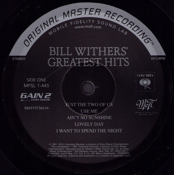 Bill Withers' Greatest Hits | Mint (M) Mint (M)