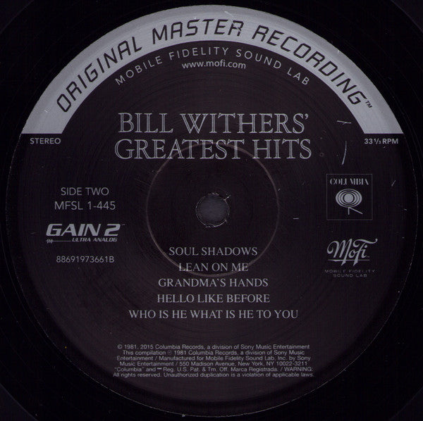 Bill Withers' Greatest Hits | Mint (M) Mint (M)